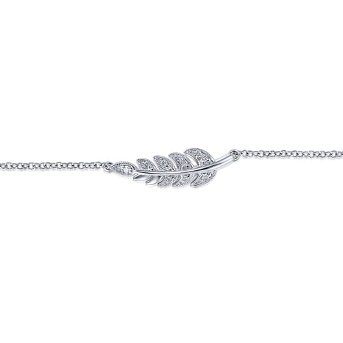 14K White Gold Fashion Bracelet