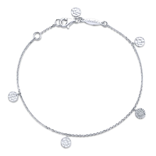 14K White Gold Fashion Bracelet