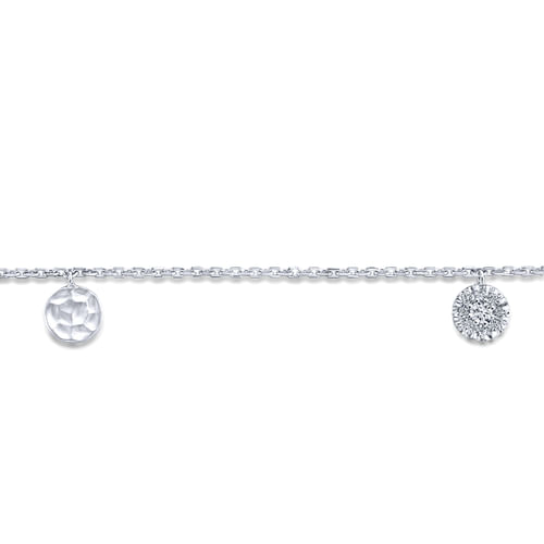 14K White Gold Fashion Bracelet