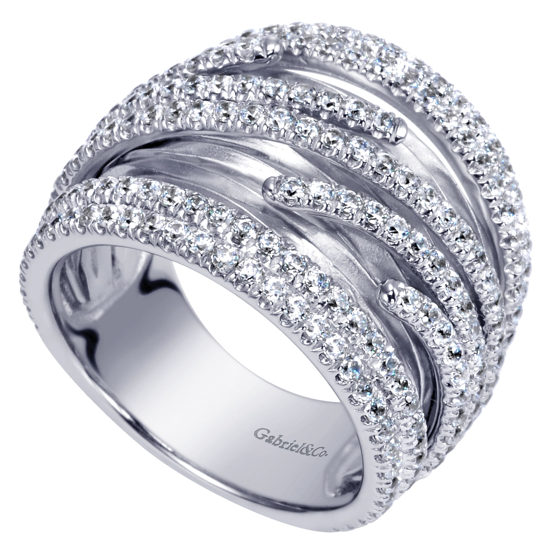 14K White Gold Fashion Ladies Ring