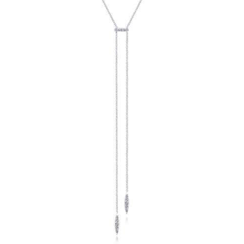 14K White Gold Fashion Necklace