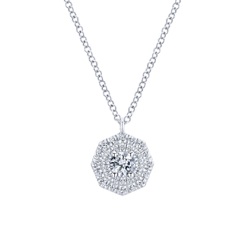 14K White Gold Fashion Necklace