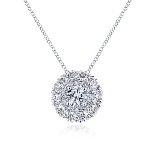 14K White Gold Fashion Necklace