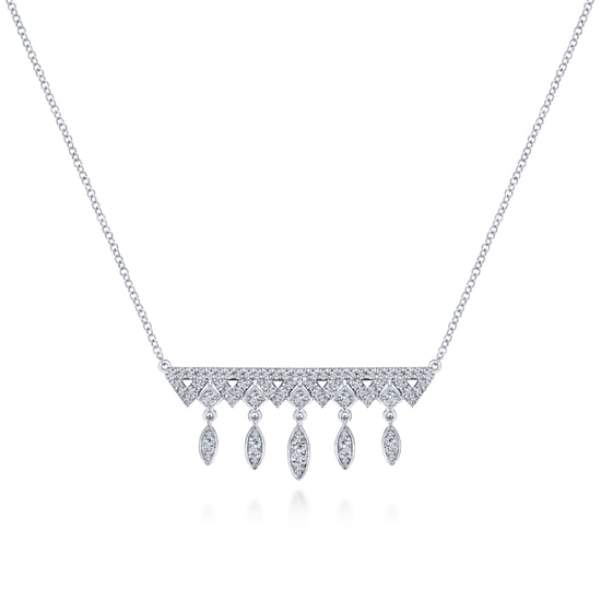 Gabriel - 14K White Gold Fashion Necklace