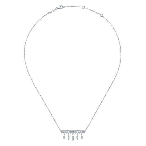 14K White Gold Fashion Necklace