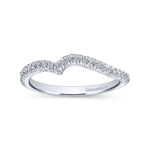 14K White Gold Matching Wedding  Band