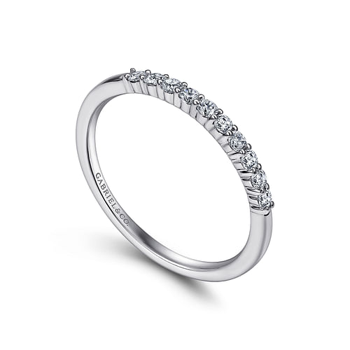 14K White Gold Matching Wedding  Band