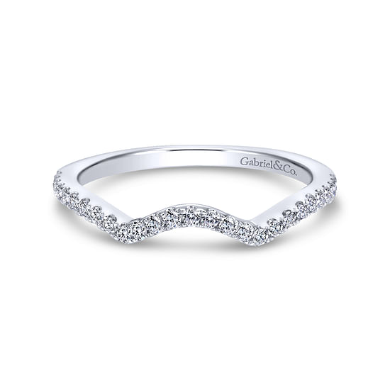 Gabriel - 14K White Gold Matching Wedding  Band