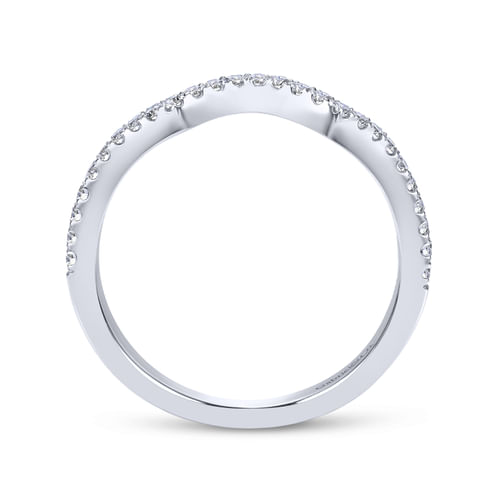 14K White Gold Matching Wedding  Band