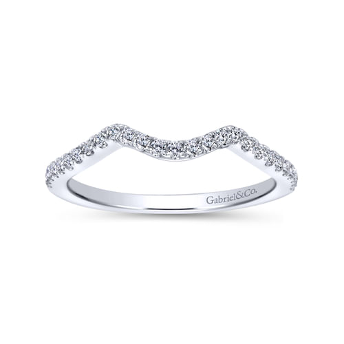 14K White Gold Matching Wedding  Band
