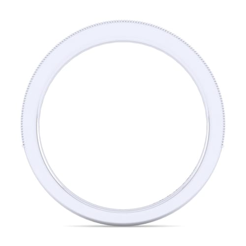 14K White Gold Matching Wedding Band