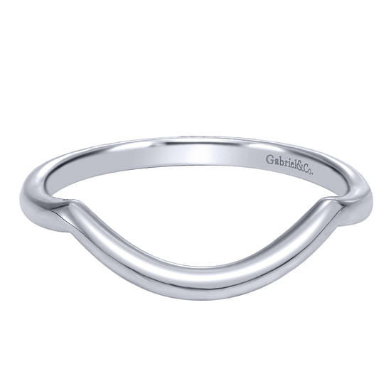 Gabriel - 14K White Gold Matching Wedding Band