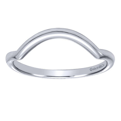 14K White Gold Matching Wedding Band