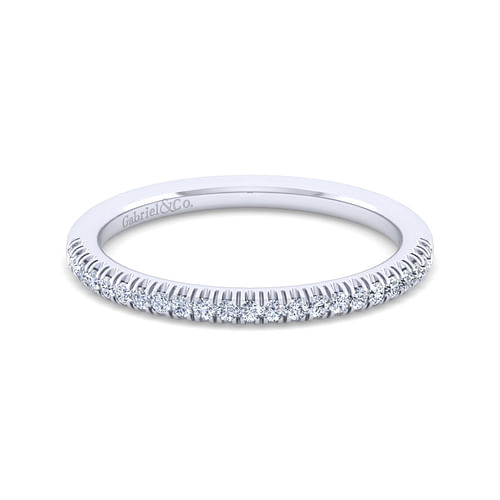 14K White Gold Matching Wedding Band