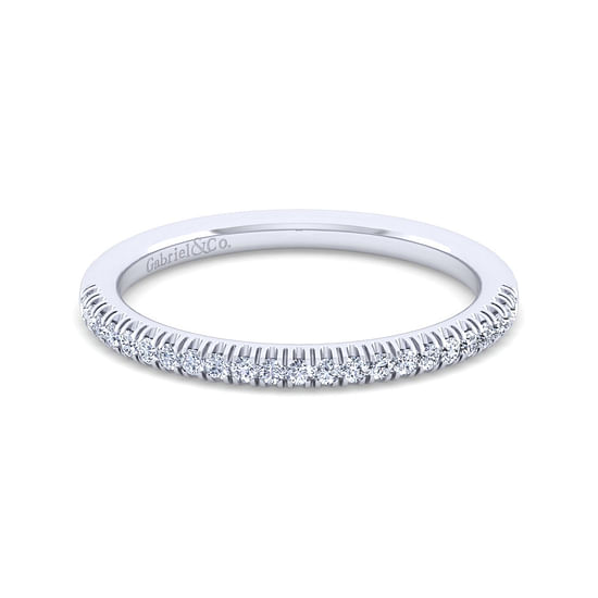 Gabriel - 14K White Gold Matching Wedding Band