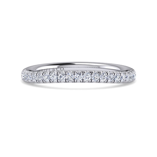 Gabriel - 14K White Gold Matching Wedding Band