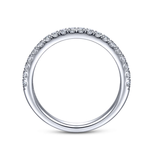 14K White Gold Matching Wedding Band