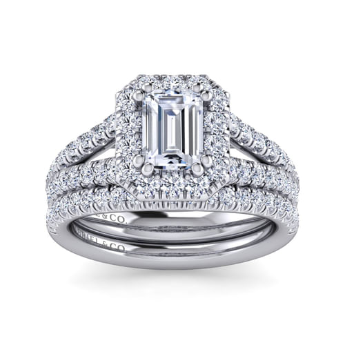 14K White Gold Matching Wedding Band