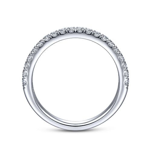 14K White Gold Matching Wedding Band