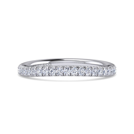 Gabriel - 14K White Gold Matching Wedding Band
