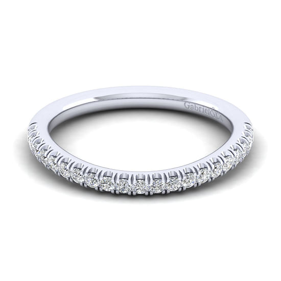 Gabriel - 14K White Gold Matching Wedding Band