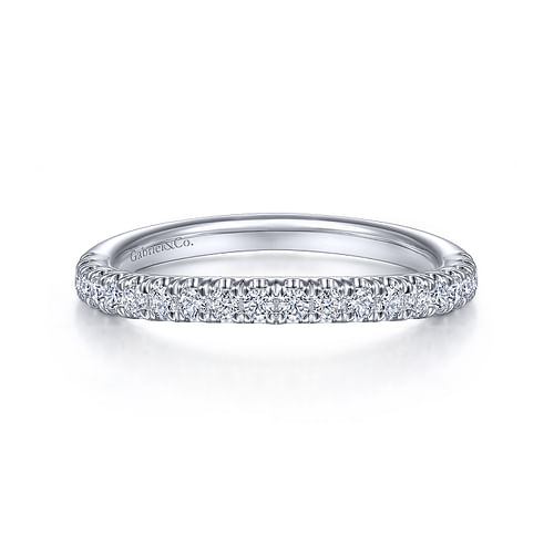 14K White Gold Matching Wedding Band