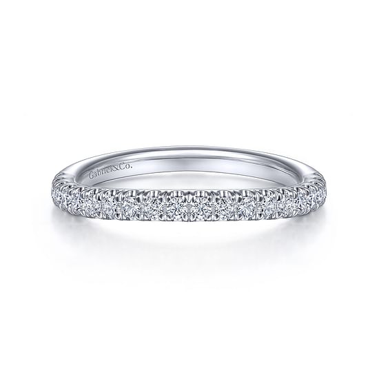 Gabriel - 14K White Gold Matching Wedding Band