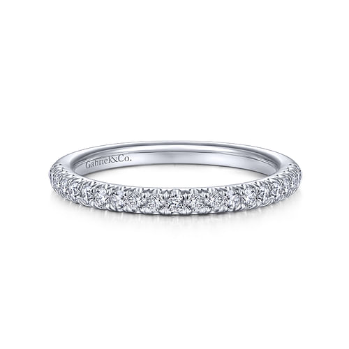 14K White Gold Matching Wedding Band