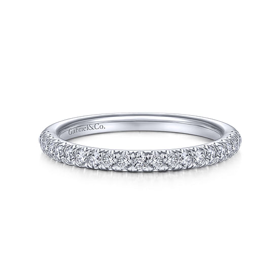 Gabriel - 14K White Gold Matching Wedding Band