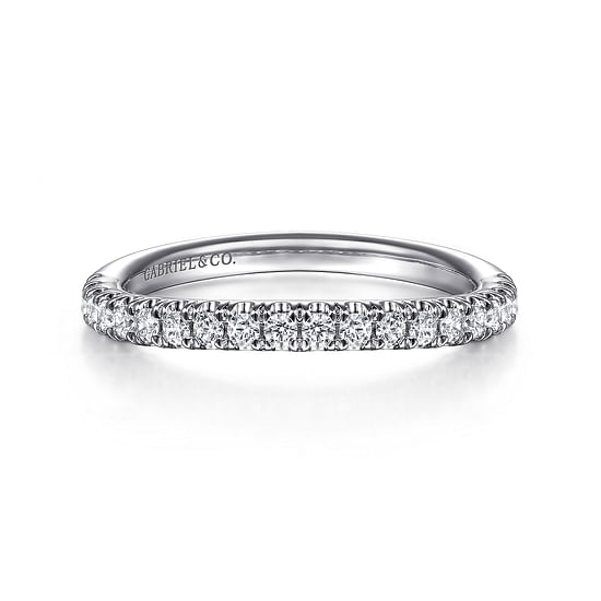 Gabriel - 14K White Gold Matching Wedding Band