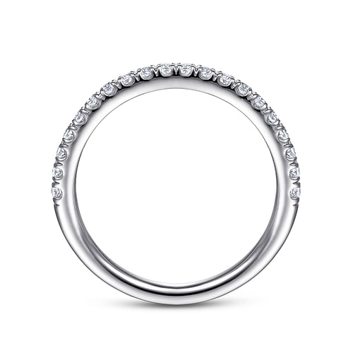 14K White Gold Matching Wedding Band