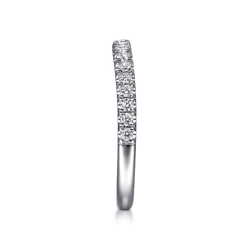 14K White Gold Matching Wedding Band