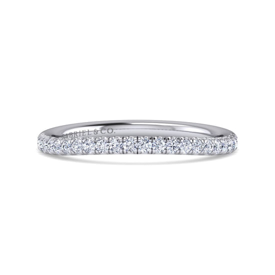 Gabriel - 14K White Gold Matching Wedding Band