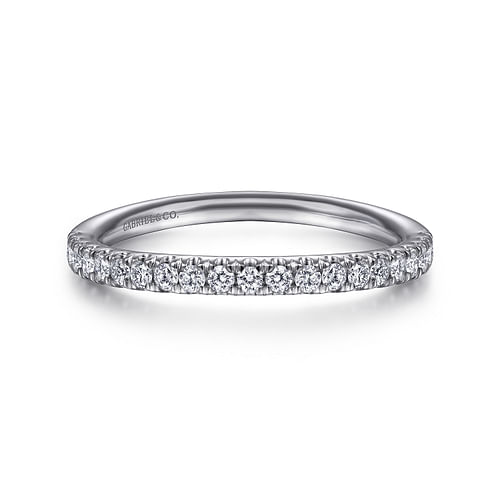 14K White Gold Matching Wedding Band