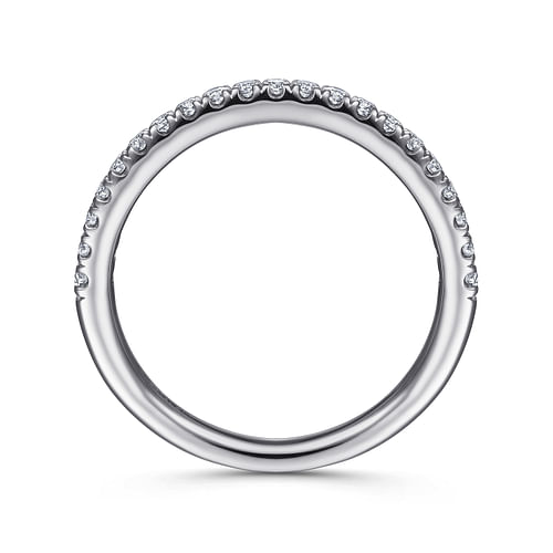 14K White Gold Matching Wedding Band