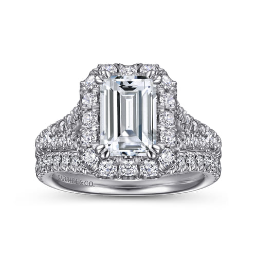 14K White Gold Matching Wedding Band