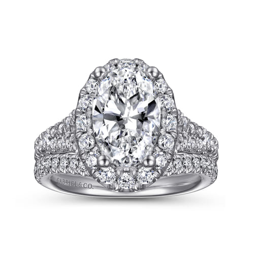 14K White Gold Matching Wedding Band