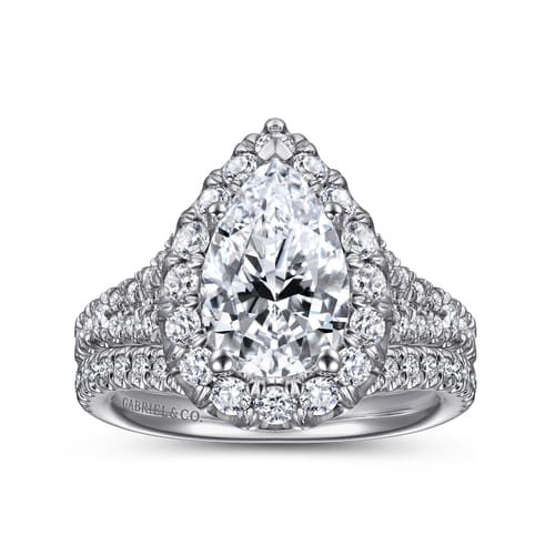 14K White Gold Matching Wedding Band