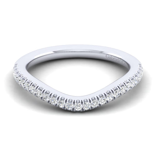14K White Gold Matching Wedding Band
