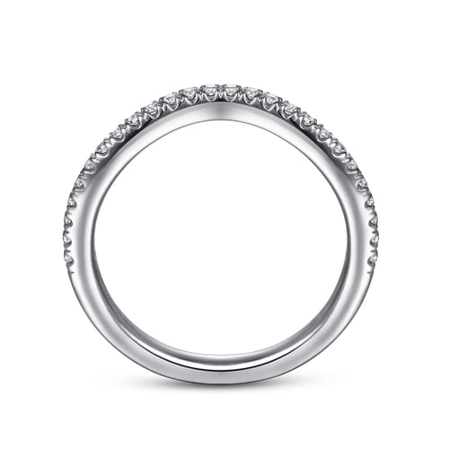 14K White Gold Matching Wedding Band