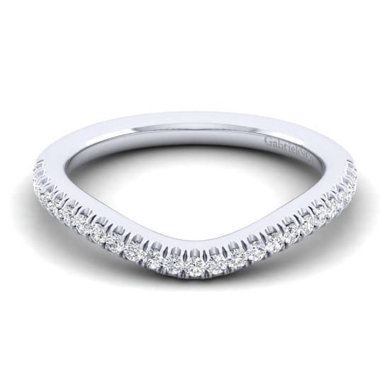 Gabriel - 14K White Gold Matching Wedding Band