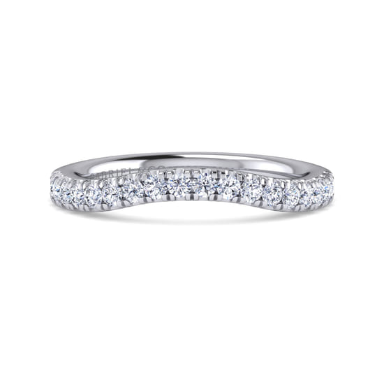 Gabriel - 14K White Gold Matching Wedding Band