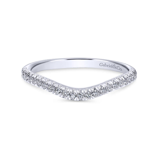 Gabriel - 14K White Gold Matching Wedding Band