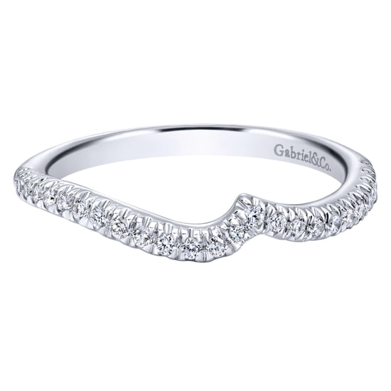 Gabriel - 14K White Gold Matching Wedding Band