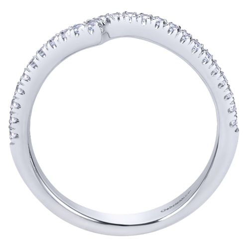 14K White Gold Matching Wedding Band