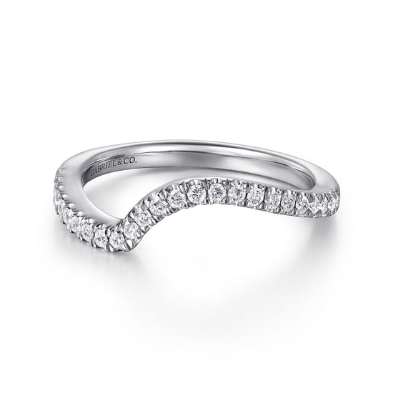 Gabriel - 14K White Gold Matching Wedding Band