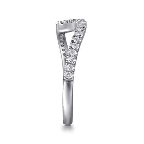 14K White Gold Matching Wedding Band