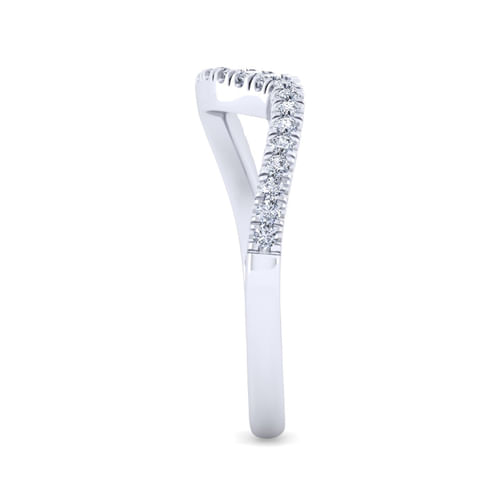 14K White Gold Matching Wedding Band