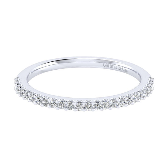 Gabriel - 14K White Gold Matching Wedding Band
