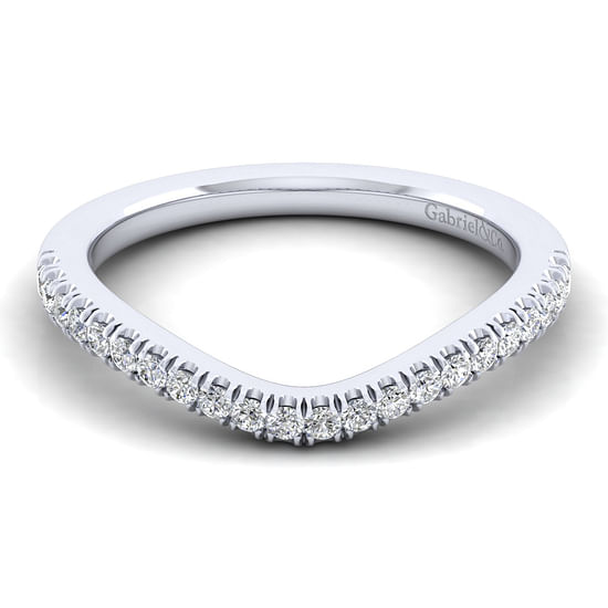 Gabriel - 14K White Gold Matching Wedding Band